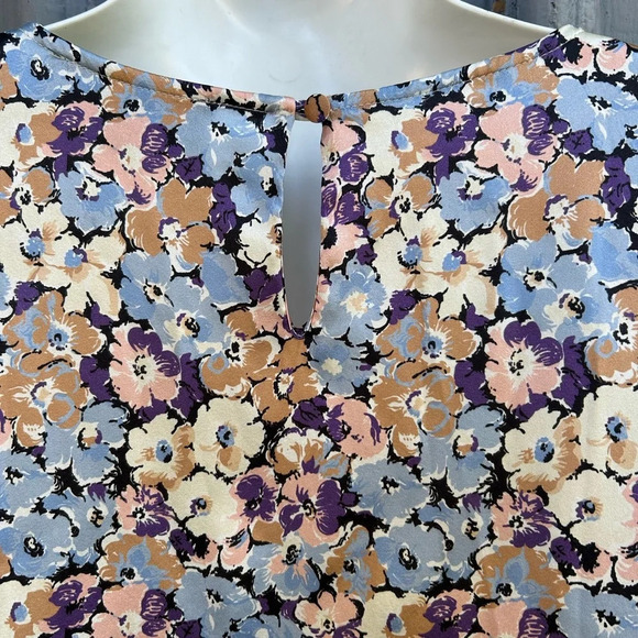 Souleiado Elise Florentine Ciel Blouse, size Small - Picture 10 of 13